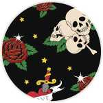 Ursus DESIGNKARTON SKULL 200G. A4,25BL.MO4