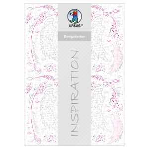 Ursus DESIGNKARTON RELIGION PINK 200G. A4,5BL.MO1