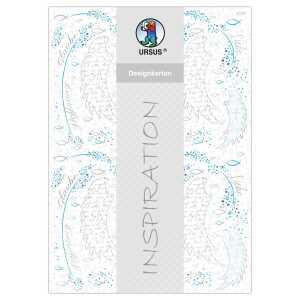 Ursus DESIGNKARTON RELIGION BLUE 200G. A4,5BL.MO1