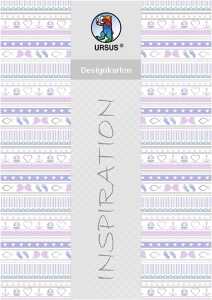 Ursus DESIGNKARTON "MEINE TAUFE" MÄD. 200G. A4,25BL.MO2