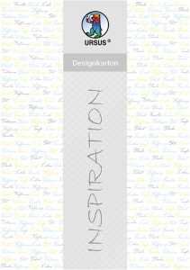 Ursus DESIGNKARTON "MEINE TAUFE" JUNGE 200G. A4,25BL.MO3