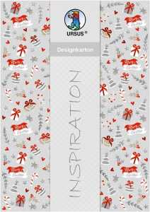 Ursus DESIGNKARTON CHRISTM.CELEBRATION 200G.A4,5BL.MO1