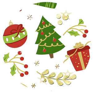 Ursus DESIGNKARTON CHRISTM.CELEBRATION 200G.A4,25BL.MO4