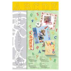 Ursus STREAM 120G.106 BUCHST,ZAHLEN+SATZZ.SONGELB
