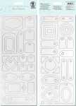 Ursus BLANCO-CHIPBOARD 850G.2BL.12x30,5CM,MOTIV 04