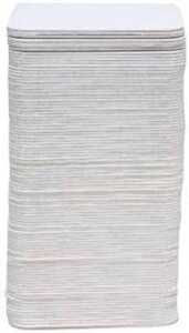 Ursus BLANKO-BIERFILZE 9,3x9,3CM,100ST.WEISS