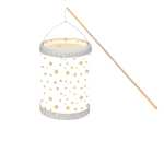 Ursus LATERNEN-BASTELSET 3 STERNCHENTRANSP.PAPIER