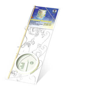 Ursus LATERNEN-BASTELSET 16 "PIRATEN" ZUM AUSMALEN