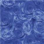 Ursus SCRAPB.PAPER TRANSP.12"x12",5BL.ROSEN D.BLAU