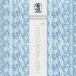 Ursus SCRAPB.PAPER SHINING PAP.12"x12",5BL.HIM.BLAU