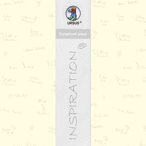 Ursus SCRAPB.PAPER ELEGANCE 12"x12",5BL.WEIHN.GR.EL
