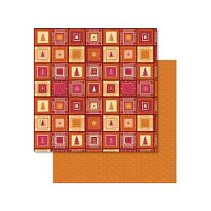 Ursus SCRAPB.PAPER WINTERZ.ORANGE/ROT 12"x12",25BL. 4008525097747