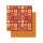 Ursus SCRAPB.PAPER WINTERZ.ORANGE/ROT 12"x12",25BL. 4008525097747