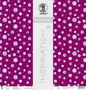 Ursus SCRAPB.PAPER WINTERZ.FLIED/BROMB.12"x12",5BL. 4008525097686