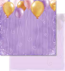 Ursus PREM.GLITTER SCRAPB.PAPER 12"x12",5BL.MOT.02