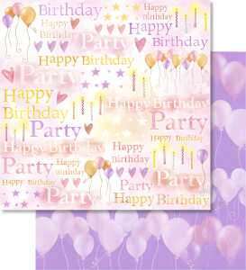 Ursus PREM.GLITTER SCRAPB.PAPER 12"x12",5BL.MOT.04