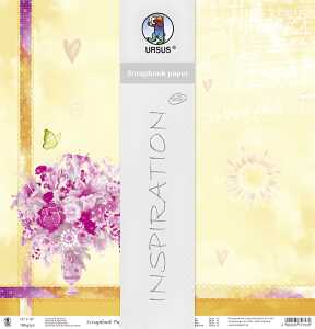 Ursus PREM.GLITTER SCRAPB.PAPER 12"x12",5BL.MOT.07