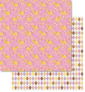 Ursus PREM.GLITTER SCRAPB.PAPER 12"x12",5BL.MOT.105