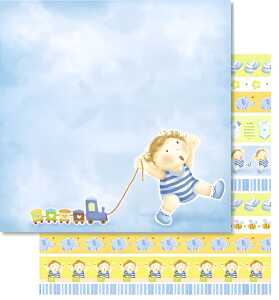 Ursus PREM.GLITTER SCRAPB.PAPER 12"x12",5BL.MOT.108