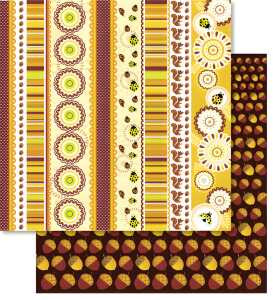 Ursus PREM.GLITTER SCRAPB.PAPER 12"x12",5BL.MOT.117