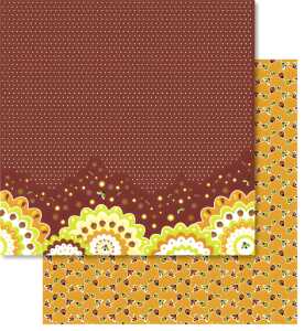 Ursus PREM.GLITTER SCRAPB.PAPER 12"x12",5BL.MOT.119