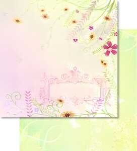 Ursus PREM.GLITTER SCRAPB.PAPER 12"x12",5BL.MOT.12