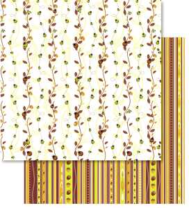 Ursus PREM.GLITTER SCRAPB.PAPER 12"x12",5BL.MOT.120