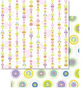 Ursus PREM.GLITTER SCRAPB.PAPER 12"x12",5BL.MOT.125