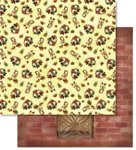 Ursus PREM.GLITTER SCRAPB.PAPER 12"x12",5BL.MOT.130