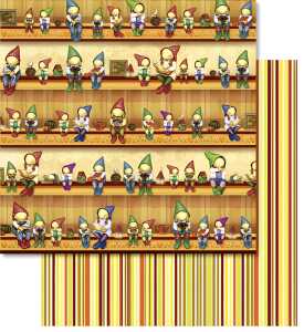 Ursus PREM.GLITTER SCRAPB.PAPER 12"x12",5BL.MOT.131