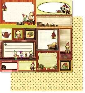 Ursus PREM.GLITTER SCRAPB.PAPER 12"x12",5BL.MOT.134