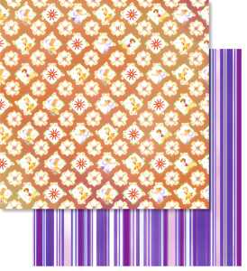 Ursus PREM.GLITTER SCRAPB.PAPER 12"x12",5BL.MOT.138