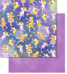 Ursus PREM.GLITTER SCRAPB.PAPER 12"x12",5BL.MOT.139