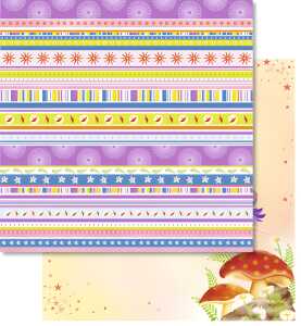 Ursus PREM.GLITTER SCRAPB.PAPER 12"x12",5BL.MOT.140