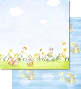 Ursus PREM.GLITTER SCRAPB.PAPER 12"x12",5BL.MOT.15