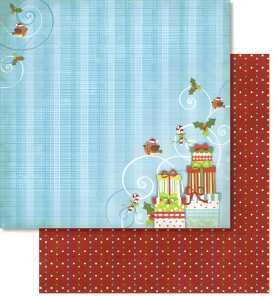 Ursus PREM.GLITTER SCRAPB.PAPER 12"x12",5BL.MOT.150