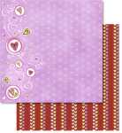 Ursus PREM.GLITTER SCRAPB.PAPER 12"x12",5BL.MOT.157