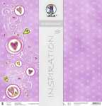 Ursus PREM.GLITTER SCRAPB.PAPER 12"x12",5BL.MOT.157