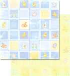 Ursus PREM.GLITTER SCRAPB.PAPER 12"x12",5BL.MOT.17