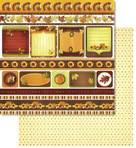 Ursus PREM.GLITTER SCRAPB.PAPER 12"x12",5BL.MOT.211