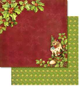 Ursus PREM.GLITTER SCRAPB.PAPER 12"x12",5BL.MOT.213