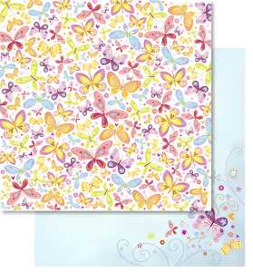 Ursus PREM.GLITTER SCRAPB.PAPER 12"x12",5BL.MOT.228