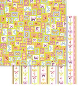 Ursus PREM.GLITTER SCRAPB.PAPER 12"x12",5BL.MOT.229