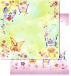 Ursus PREM.GLITTER SCRAPB.PAPER 12"x12",5BL.MOT.233