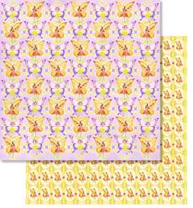 Ursus PREM.GLITTER SCRAPB.PAPER 12"x12",5BL.MOT.235