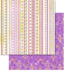 Ursus PREM.GLITTER SCRAPB.PAPER 12"x12",5BL.MOT.236