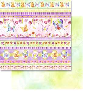 Ursus PREM.GLITTER SCRAPB.PAPER 12"x12",5BL.MOT.238