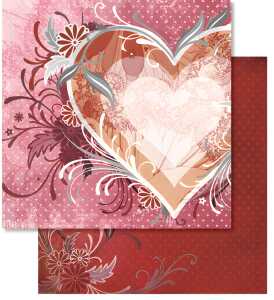 Ursus PREM.GLITTER SCRAPB.PAPER 12"x12",5BL.MOT.25