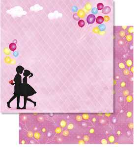 Ursus PREM.GLITTER SCRAPB.PAPER 12"x12",5BL.MOT.251