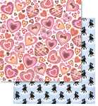 Ursus PREM.GLITTER SCRAPB.PAPER 12"x12",5BL.MOT.252